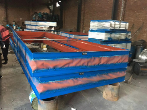 78件非金属织物补偿器发往安徽界首市货站