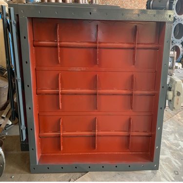 矩形三轴电动通风蝶阀按公称通径区分