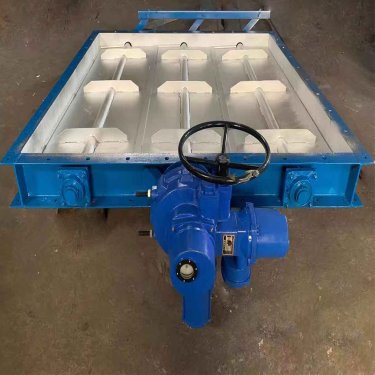 沧州汉威机械可以生产各种类型的电动百叶式通风蝶阀