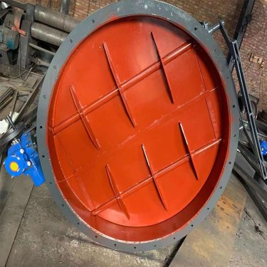 圆形通风蝶阀是送风系统中使用的阀门设备