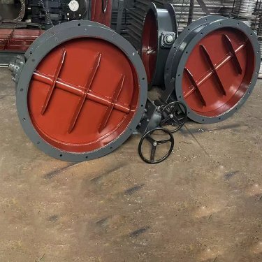 手动涡轮式通风蝶阀是一种非密闭型蝶阀