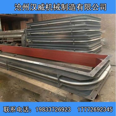 矩形圆角波纹补偿器本产品拐角处圆弧钢板焊装加固